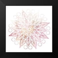 thumbnail image 2 of Kimberly, Allen 15x15 Black Modern Framed Museum Art Print Titled - Pink Mandala 3, 2 of 5