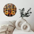 thumbnail image 6 of Guitar Music Wall Clock Colorful Acoustic Instrument 10-Inch Silent Wooden Wall Clock, Battery Operated (AA Batteries Not Included), Artistic Home Decor, 6 of 7