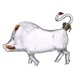 thumbnail image 1 of Billuyoard Boar Shaped Wine Dispenser Novelty 1000ml for Brandy Vodka Barra de herramientas, 1 of 1