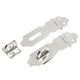 thumbnail image 1 of Piezas de hardware Uxcell Cierre de candado de metal tono plateado de 3" de largo 2 juegos, 1 of 1