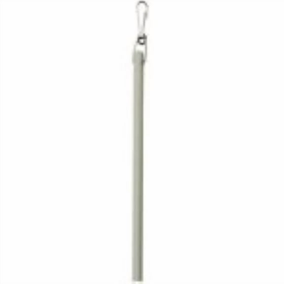 Castellanos Fiberglass Drapery Baton Wand with Stainless Steel Snap Hook (36")