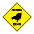 thumbnail image 1 of SignMission X-Chicken Panneau de Croisement Zone de Poulet 12 Po., 1 of 1