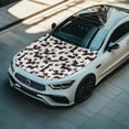 thumbnail image 3 of Uorisanigo Dachshund Dog Paws Auto Hood Cover Elastic Universal Car Bonnet Banner Easy to Install Car Hood Cover Protector Universal Fit Women Men Automotive Exterior Accessories, 3 of 7