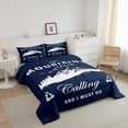 thumbnail image 3 of Erosebridal Cartoon Mountains Bedding Sets Toddler with Comforter, Camping Duvet Insert, Rustic Decor, Reversible 2-Piece, 3 of 7