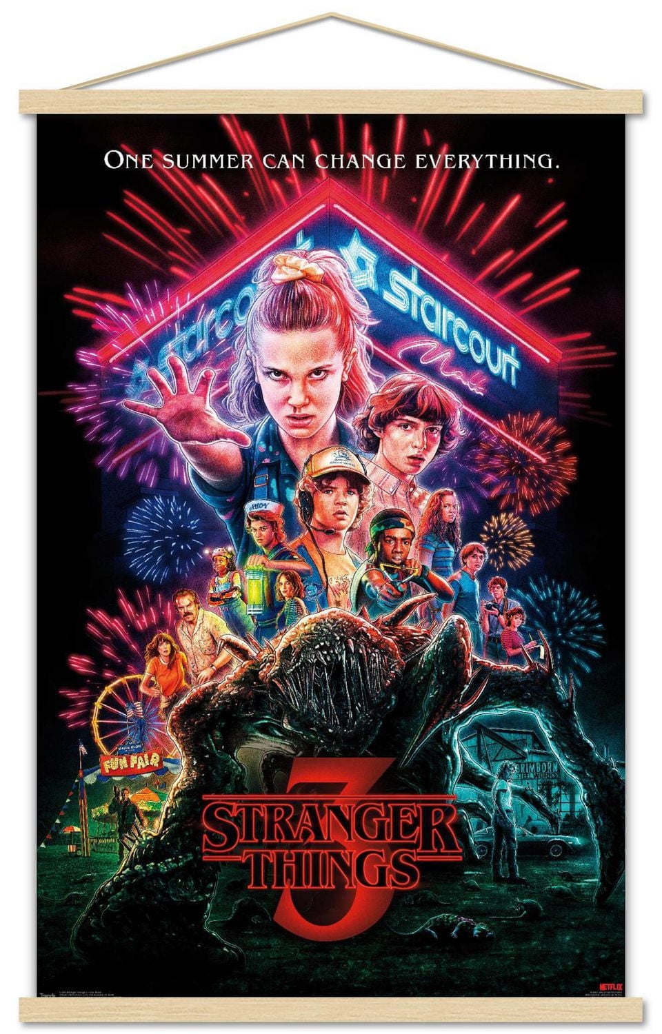 Netflix Stranger Things: Season 3 - One Sheet Wall Poster