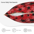 thumbnail image 5 of Fotbe A Web With A Spider 1 Pattern Velvet Decorative Throw Pillow Covers with Elegant Piping, Soft Plush Cushion Cover for Sofa, Bed, Car, Office-20"x20", 5 of 8