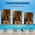 thumbnail image 5 of GZHJMY Beach Towel for Women Girls, Vintage Nature Bath Towel, Oversized Lightweight Sport Towel, 31x51 Inch, 5 of 7