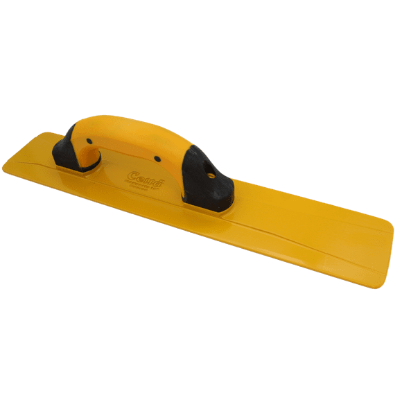 Flota de Aluminio Bordes Cuadrados 16 pulgadas, Mango Plastisoft