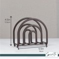thumbnail image 5 of Servette Home Semicircle Durable Stainless Steel Napkin Holder - Bronze, 5 of 5