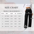 thumbnail image 3 of TEMOFON Womens Wide Leg Sweatpants High Waisted Baggy Cargo Pants Fashion Drawstring Athletic Joggers with pockets, 3 of 11