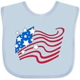 thumbnail image 3 of Inktastic Stylized American Flag Fourth of July Boys or Girls Baby Bib, 3 of 4
