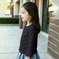 thumbnail image 3 of LNMQLPDBS Y2k Tees Girls Bell Sleeve Top 4t Girl Tops Girls Green Shirt Girls Long Sleeve Shirts Size 6 Girls 10-12 Girls 8-10 Clothes, Black 18-24 Months, 3 of 6
