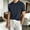 Navy, variant on COSFO Ribbed Men Tee Shirts Black Short Sleeve Summer Shirt Ice Silk Pullover Slim Fit Casual Crew Neck Tops