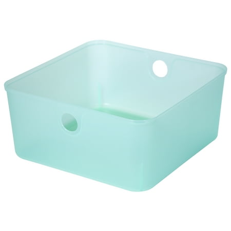 modern blue pool storage bin