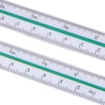 thumbnail image 3 of Suodoka 2Pcs Architectural Ruler Set Plastic Small Scale Pocket Mini for Engineer Architects Engineering Scaling 12.5cm / 4.9 inches, 3 of 9