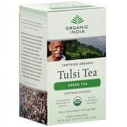 Organic India Tulsi Green Tea Bags, 18ct (Pack of 6)