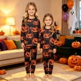 thumbnail image 2 of Halloween Family Matching Pajamas Sets, Halloween Family Loungewear, SpiderWeb Printed Holiday PJS Sleepwear, Halloween Soft Home Relaxing Night Clothes Matching Pjs Set Home Clothes, 2 of 2