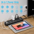 thumbnail image 2 of Cable Power Strip Solidock de 20 salidas, 6 puertos USB, 4,5 m, 2 of 9