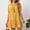 Yellow, variant on gakvbuo summer dresses for women 2024 vacation trendy Women's Summer Loose Fit Dress Cotton Linen Round Neck Short Sleeve Dress