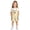 Beige, variant on Children Overalls Patriotic Stars Print Loose Relaxed Summer Casual Shortalls for Boys Size 6-7Y