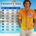 thumbnail image 4 of Psesaysky American 250 Years of Freedom Mens Shorts Sleeve Shirt &Womens Sleeveless Flowy Tunic Dress Couples Orange Matching Hawaiian Luau Outfit His and Her Topical Shirts and Dresses, 4 of 7