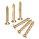 thumbnail image 1 of Uxcell Paquete de 25 Tornillos de Madera, M5 x 30mm Cabeza Phillips de Latón, 1 of 6