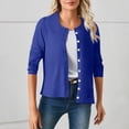 thumbnail image 6 of Fall Cardigan Sweaters for Women Lightweight 2026 Long Sleeve Button Down Open Front Cardigan, M, 6 of 6