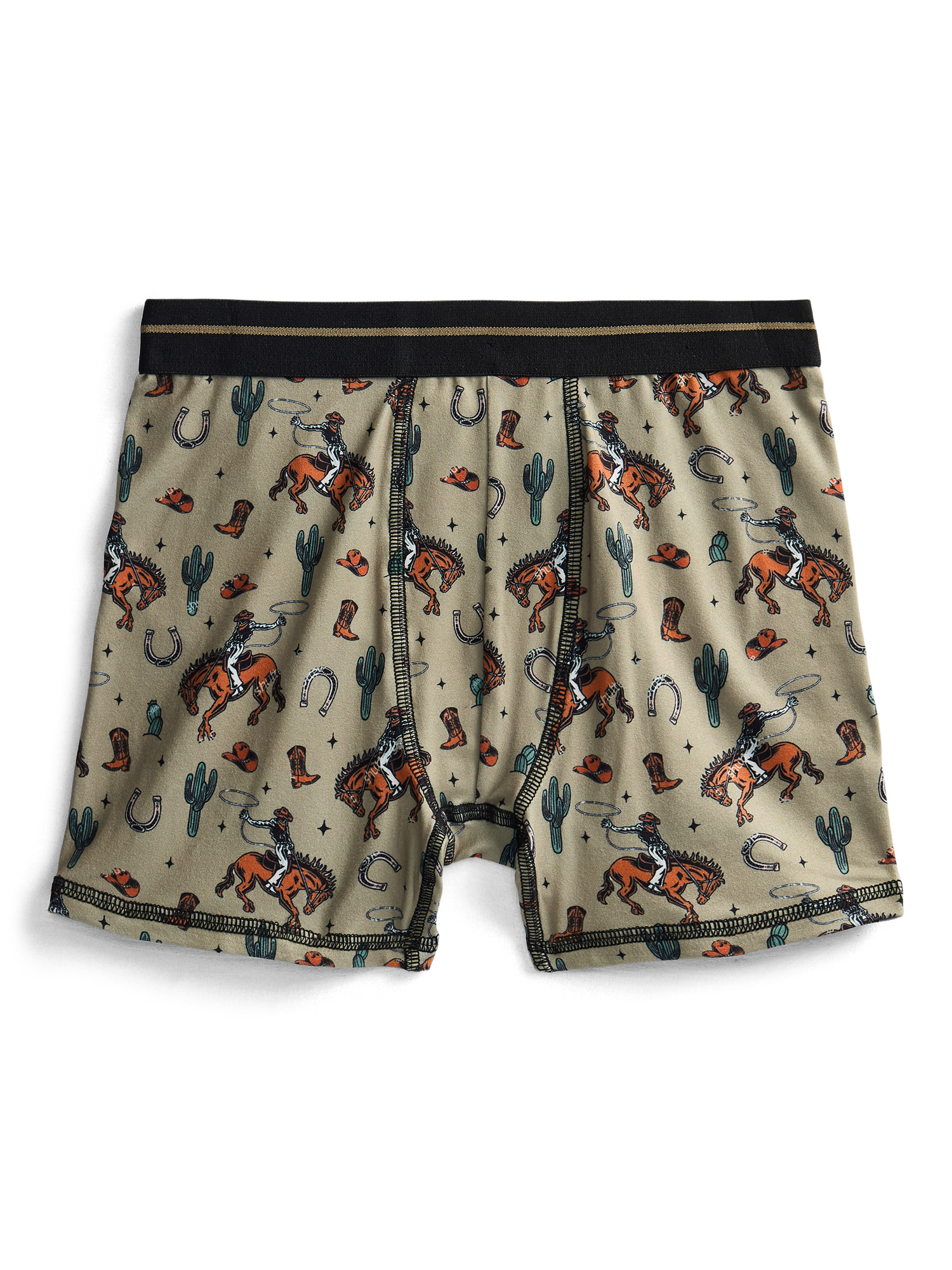 Wonder Nation Boys Boxer Brief Rodeo Underwear, 4-Pack, Sizes S-XL
