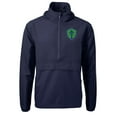thumbnail image 2 of Men's-Cutter & Buck  Navy Seattle Sounders FC Charter Eco Recycled Anorak Hooded Half-Zip Jacket, 2 of 3