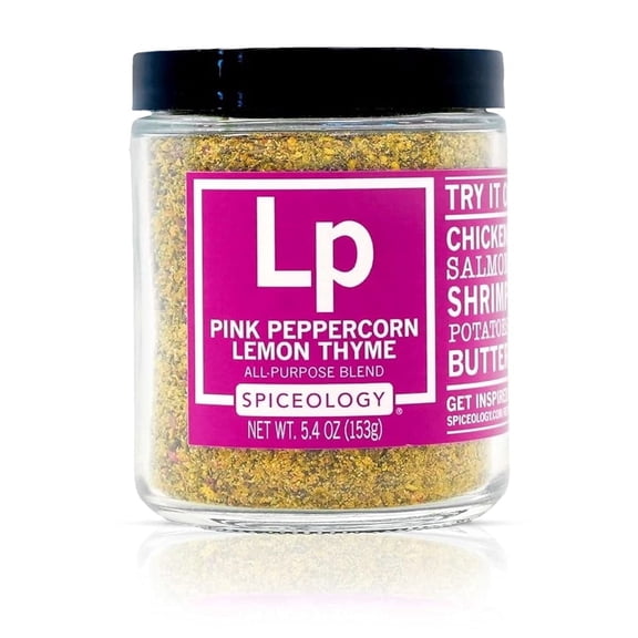 Spiceology Pink Peppercorn Lemon Thyme All-Purpose Seasoning, 5.4 oz