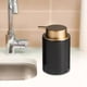 thumbnail image 2 of Dispensador de jabón líquido con bomba de cerámica para encimeras de hoteles y baños. Negro, 2 of 8