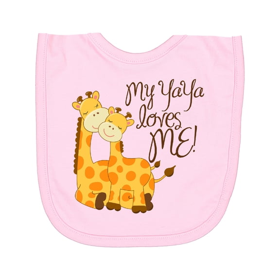 Inktastic My Yaya Loves Me Newborn Bib