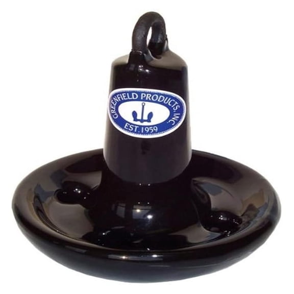 Greenfield 508B Vinyl Coated Mushroom Anchor - Black, 8 lb.
