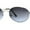Silver - Navy, variant on Oval Round Hipster Retro Metal Rim Luxury Pimp Sunglasses Silver - Navy