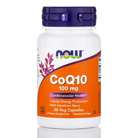 - CoQ10 100 mg with Hawthorn Berry - 30 Vegetarian Capsules by NOW