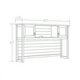 thumbnail image 2 of Sauder Cottage Road Engineered Wood 66" Hutch in White Finish, 2 of 14