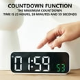 thumbnail image 4 of Up to 40% off Home Clearance, Alarm Clock, InsCrazy Electronic Clock Multi-functional LED Alarm Clock Temperature Jump Seconds Display Countdown Bedside Clock, 4 of 9