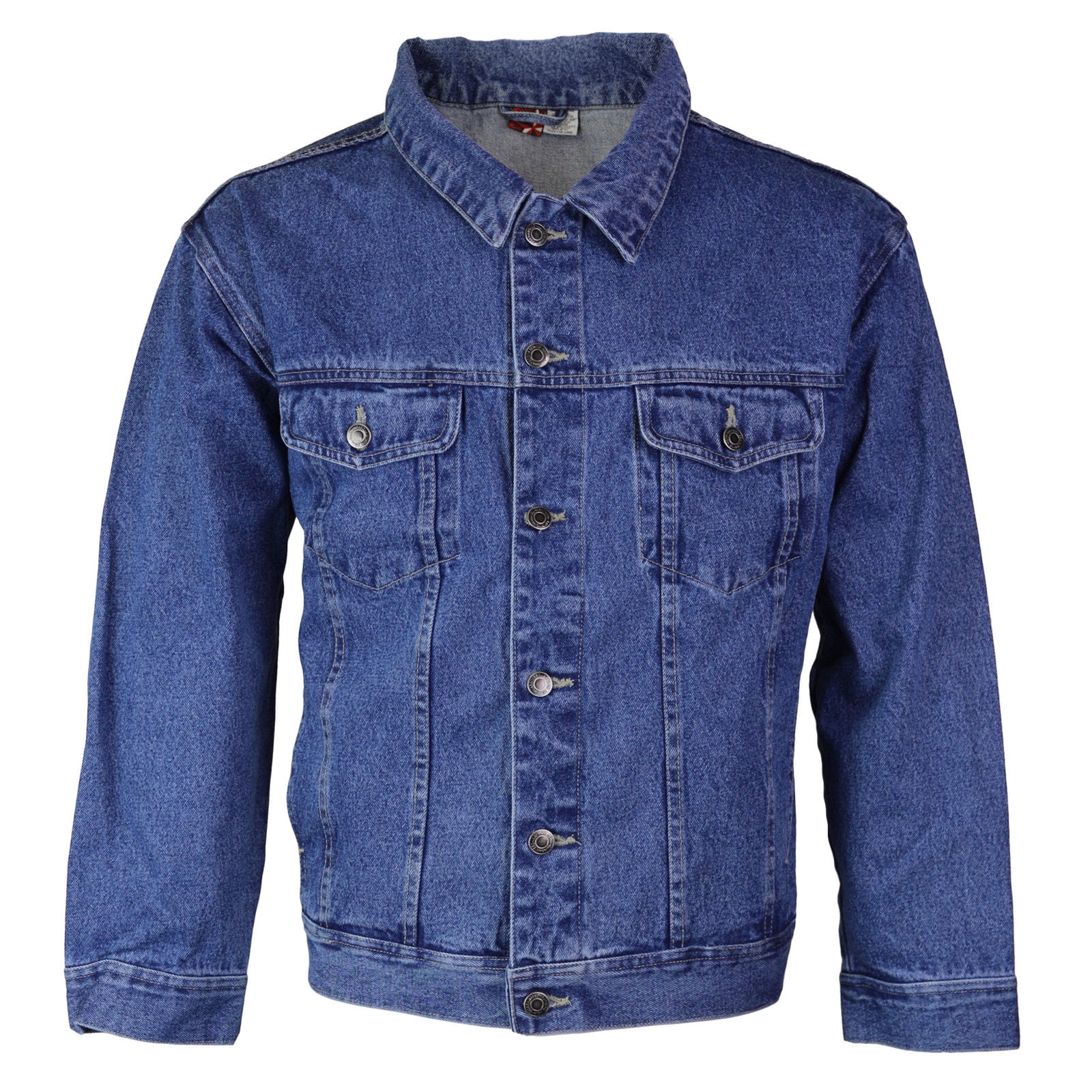 Star Jean Men's Classic Premium Button Up Cotton Denim Jean Jacket Blue ...