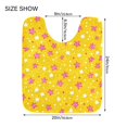 thumbnail image 5 of Yayeee Bath Rugs for Bathroom Floor Set of 2 Non Slip Fluffy Soft Absorbent Mat, Pink White Stars, 5 of 7