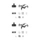 thumbnail image 3 of sweethay Mini Dron inalámbrico para niños, cámara 4K, Control remoto plegable, cuadricóptero recargable, modo sin cabeza, pista de vuelo tipo 1 2piezas, 3 of 6