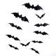 thumbnail image 3 of Decoraciones de Halloween - Suministros de decoración para interiores y exteriores para fiestas de Halloween, 81 piezas de pegatinas de pared de murciélagos aterradoras decorativas 3D de PVC reutilizables JM, 3 of 5
