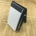thumbnail image 3 of Leather Pocket Notepad 50 Sheets Stylus Pen for Business Office Travel Outdoor, 3 of 19