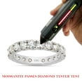 thumbnail image 7 of 1 3/5 ct. t.w Round Cut Lab Created Moissanite Diamond Full Eternity Stackable Wedding Band Ring For Women In 10K Solid White Gold (G-H Color, VVS1 Clarity, 1.60 Cttw)-6.5, 7 of 7