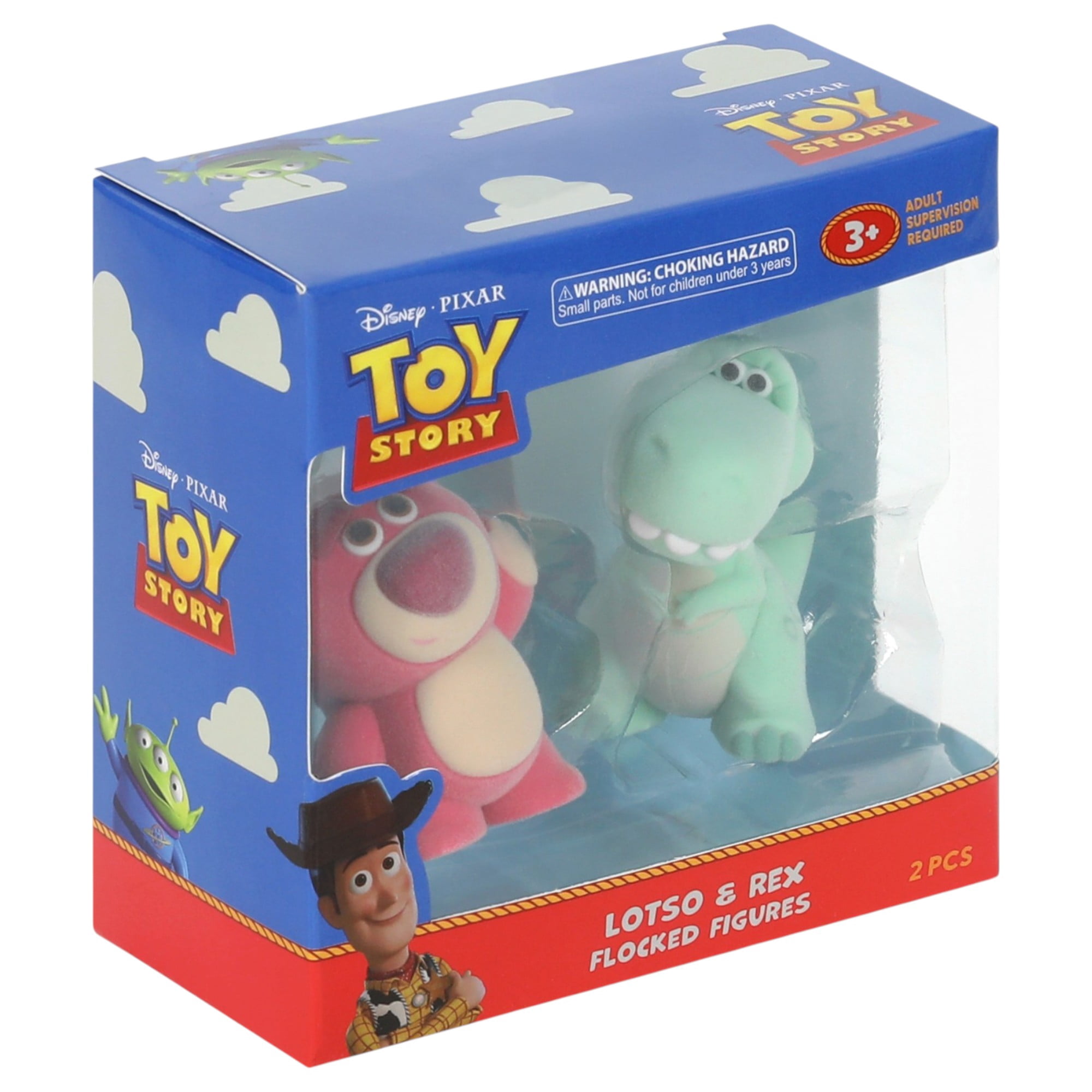 Disney Pixar Toy Story Lotso and Rex Flocked Figures 2-Piece Set