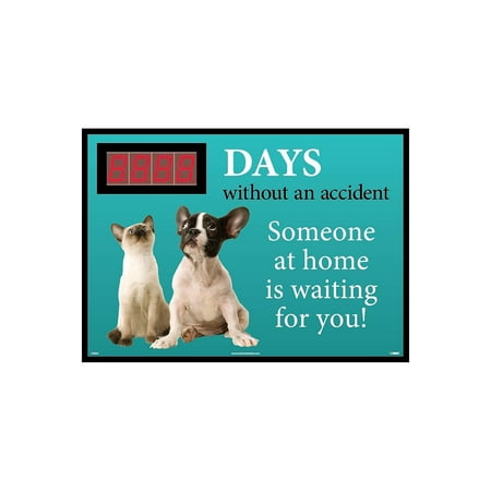 UPC: 0887481042749 | National Marker Digital Scoreboard Xxx Days Without An Accident Someone At Home Is Waiting For You