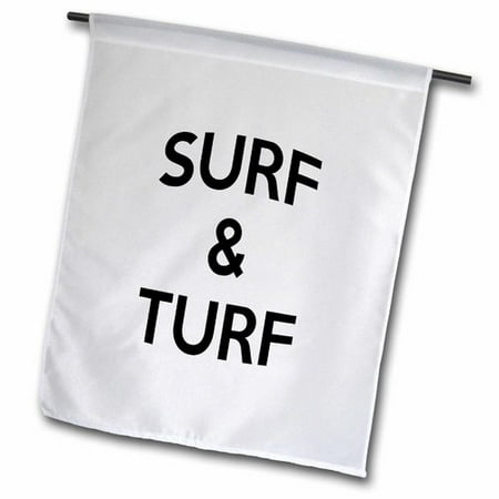 3dRose Surf and Turf Polyester 1'6'' x 1' Garden