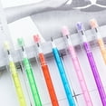 thumbnail image 6 of 10Pcs Stackable Pencils Set, Translucent Multiple Point Push Fun Pencils with Erasers, Stacking Point Leads Pencil Set, 6 of 9