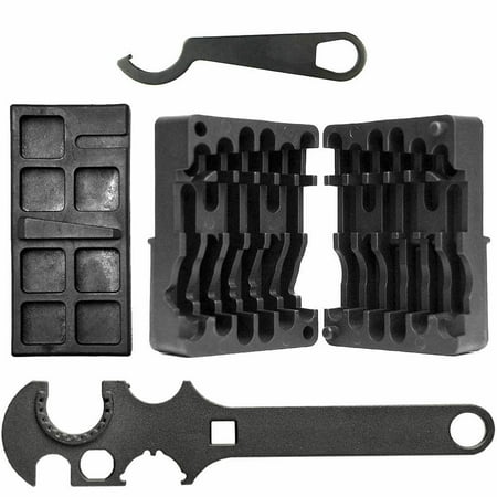 LIVABIT Upper Lower Vise Block Wrench Armorer's Tool Kit - 4PCS SET Spanner