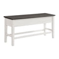 thumbnail image 4 of Picket House Furnishings Jamison Storage Counter Dining Bench in Gray, 4 of 4