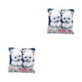 thumbnail image 4 of Transemion Creativity DIY Accessories Embroidery Pillow Kits Hypoallergenic Fabric Gift Type1 2Set, 4 of 6